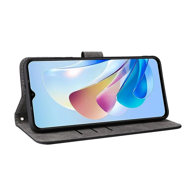 For ZTE Blade V41 Vita 5G / Axon 40 Lite / Blade V40 Design / V50 Design 5G / nubia Neo 5G Leather Case Phone Cover RFID Blocking