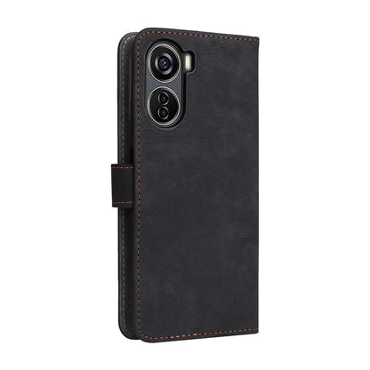 For ZTE Blade V41 Vita 5G / Axon 40 Lite / Blade V40 Design / V50 Design 5G / nubia Neo 5G Leather Case Phone Cover RFID Blocking