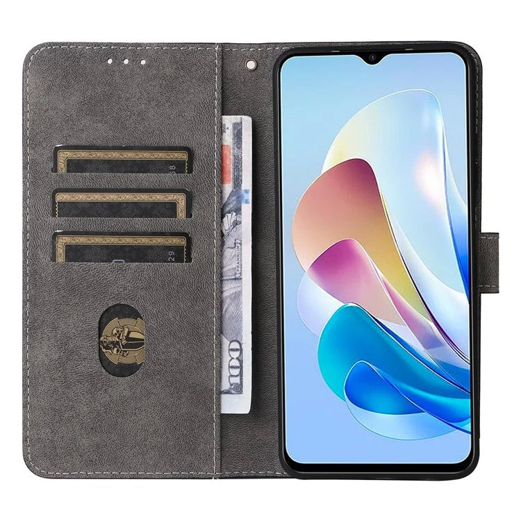 For ZTE Blade V41 Vita 5G / Axon 40 Lite / Blade V40 Design / V50 Design 5G / nubia Neo 5G Leather Case Phone Cover RFID Blocking