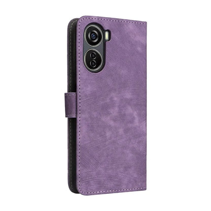 For ZTE Blade V41 Vita 5G / Axon 40 Lite / Blade V40 Design / V50 Design 5G / nubia Neo 5G Leather Case Phone Cover RFID Blocking