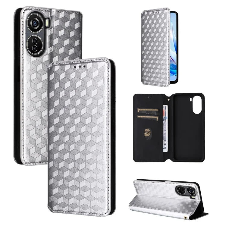 For ZTE Blade V41 Vita 5G / Axon 40 Lite / Blade V40 Design / Blade V50 Design 5G / nubia Neo 5G Case Stand Magnetic Phone Cover