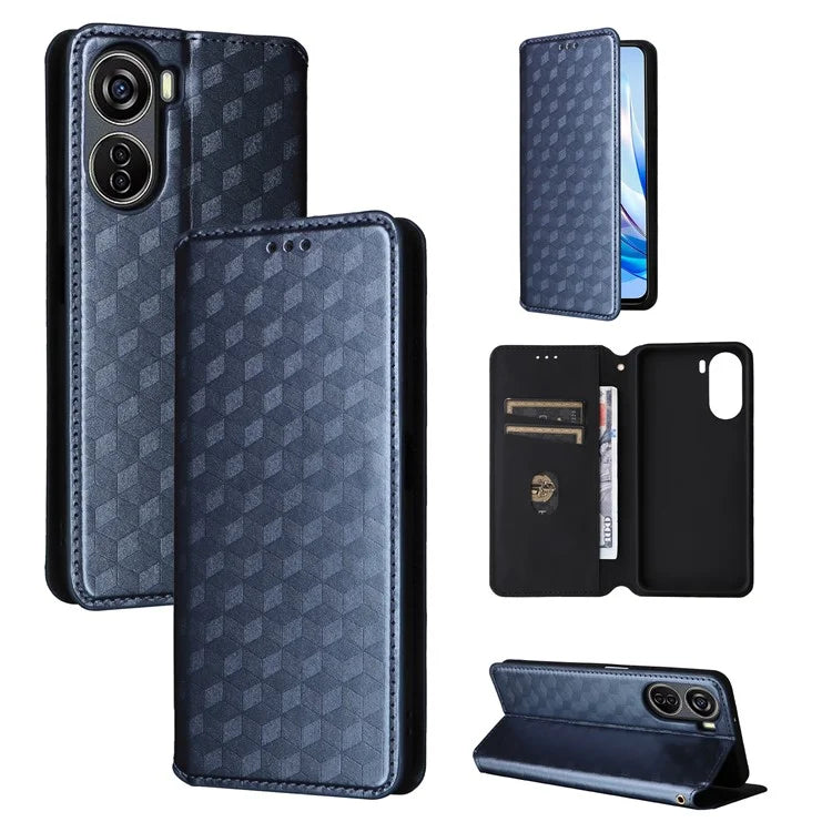 For ZTE Blade V41 Vita 5G / Axon 40 Lite / Blade V40 Design / Blade V50 Design 5G / nubia Neo 5G Case Stand Magnetic Phone Cover