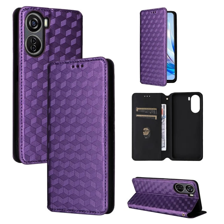For ZTE Blade V41 Vita 5G / Axon 40 Lite / Blade V40 Design / Blade V50 Design 5G / nubia Neo 5G Case Stand Magnetic Phone Cover