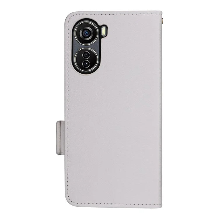 For ZTE Blade V41 Vita 5G / Axon 40 Lite / Blade V40 Design / V50 Design 5G / nubia Neo 5G Case Wallet Phone Cover Litchi Texture