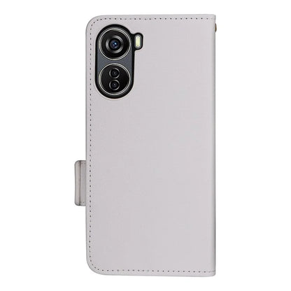 For ZTE Blade V41 Vita 5G / Axon 40 Lite / Blade V40 Design / V50 Design 5G / nubia Neo 5G Case Wallet Phone Cover Litchi Texture
