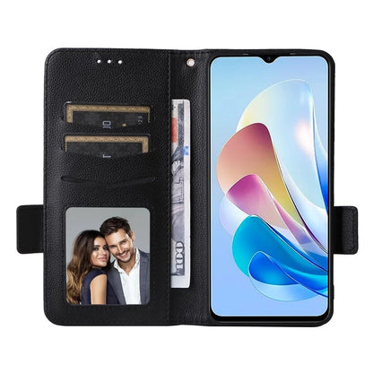 For ZTE Blade V41 Vita 5G / Axon 40 Lite / Blade V40 Design / V50 Design 5G / nubia Neo 5G Case Wallet Phone Cover Litchi Texture