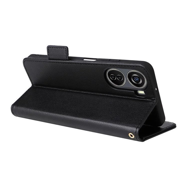 For ZTE Blade V41 Vita 5G / Axon 40 Lite / Blade V40 Design / V50 Design 5G / nubia Neo 5G Case Wallet Phone Cover Litchi Texture