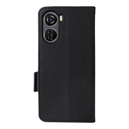 For ZTE Blade V41 Vita 5G / Axon 40 Lite / Blade V40 Design / V50 Design 5G / nubia Neo 5G Case Wallet Phone Cover Litchi Texture