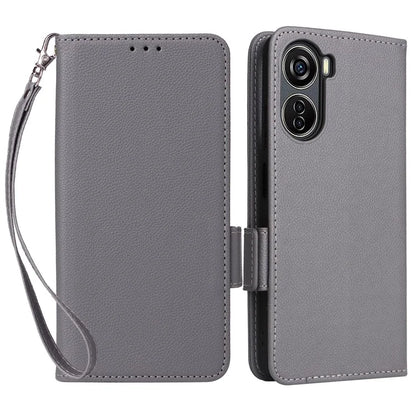 For ZTE Blade V41 Vita 5G / Axon 40 Lite / Blade V40 Design / V50 Design 5G / nubia Neo 5G Case Wallet Phone Cover Litchi Texture