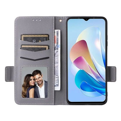 For ZTE Blade V41 Vita 5G / Axon 40 Lite / Blade V40 Design / V50 Design 5G / nubia Neo 5G Case Wallet Phone Cover Litchi Texture