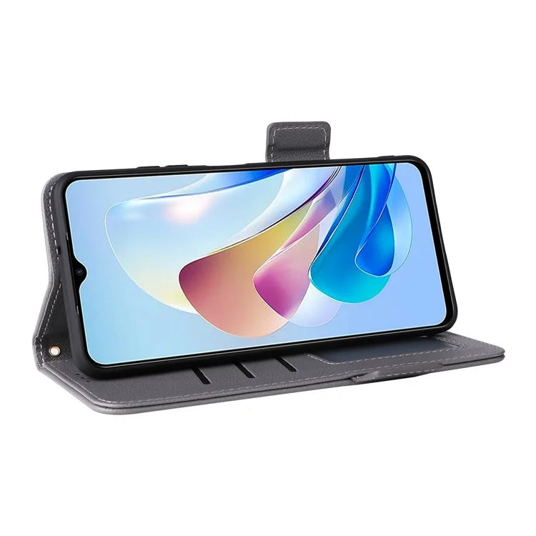 For ZTE Blade V41 Vita 5G / Axon 40 Lite / Blade V40 Design / V50 Design 5G / nubia Neo 5G Case Wallet Phone Cover Litchi Texture