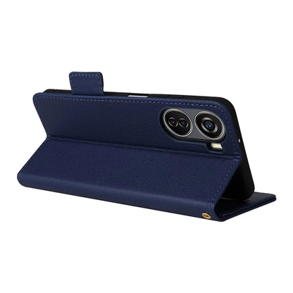 For ZTE Blade V41 Vita 5G / Axon 40 Lite / Blade V40 Design / V50 Design 5G / nubia Neo 5G Case Wallet Phone Cover Litchi Texture