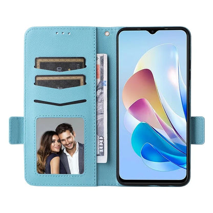 For ZTE Blade V41 Vita 5G / Axon 40 Lite / Blade V40 Design / V50 Design 5G / nubia Neo 5G Case Wallet Phone Cover Litchi Texture