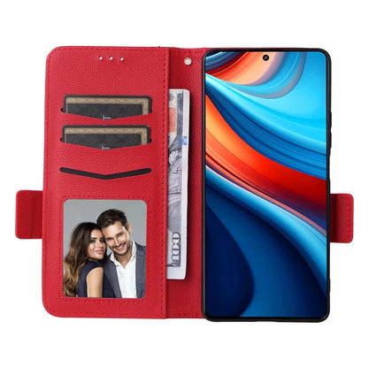 For Xiaomi Redmi Note 13R Pro 5G / Poco X6 Neo 5G Phone Case PU Leather Card Slots Magnetic Closure Cover Full Protection