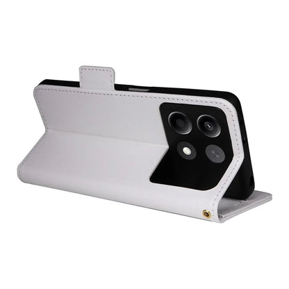 For Xiaomi Redmi Note 13R Pro 5G / Poco X6 Neo 5G Phone Case PU Leather Card Slots Magnetic Closure Cover Full Protection