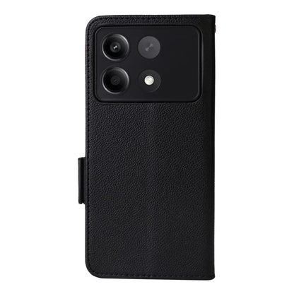 For Xiaomi Redmi Note 13R Pro 5G / Poco X6 Neo 5G Phone Case PU Leather Card Slots Magnetic Closure Cover Full Protection