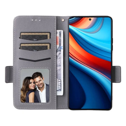 For Xiaomi Redmi Note 13R Pro 5G / Poco X6 Neo 5G Phone Case PU Leather Card Slots Magnetic Closure Cover Full Protection