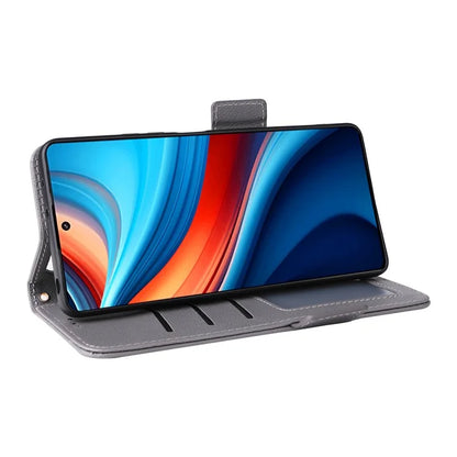For Xiaomi Redmi Note 13R Pro 5G / Poco X6 Neo 5G Phone Case PU Leather Card Slots Magnetic Closure Cover Full Protection