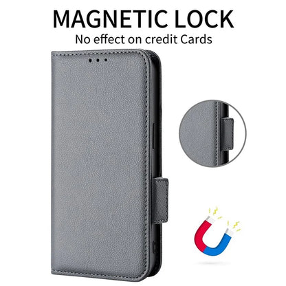 For Xiaomi Redmi Note 13R Pro 5G / Poco X6 Neo 5G Phone Case PU Leather Card Slots Magnetic Closure Cover Full Protection