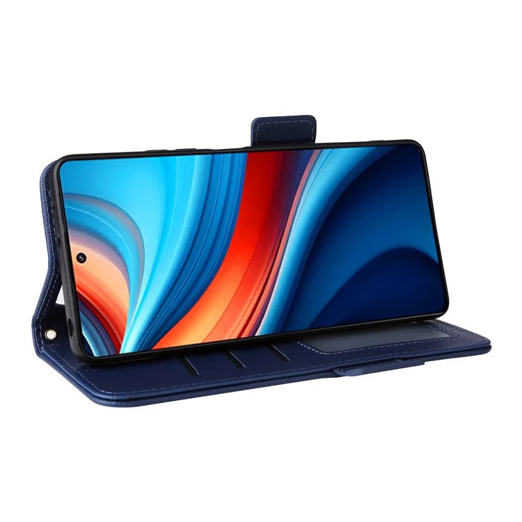 For Xiaomi Redmi Note 13R Pro 5G / Poco X6 Neo 5G Phone Case PU Leather Card Slots Magnetic Closure Cover Full Protection