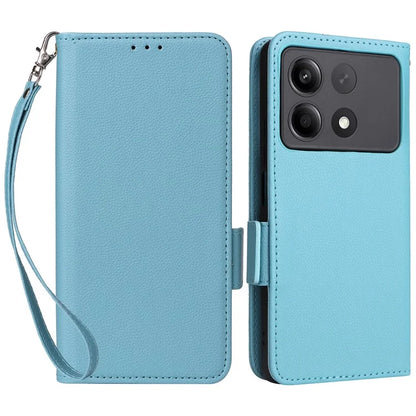 For Xiaomi Redmi Note 13R Pro 5G / Poco X6 Neo 5G Phone Case PU Leather Card Slots Magnetic Closure Cover Full Protection