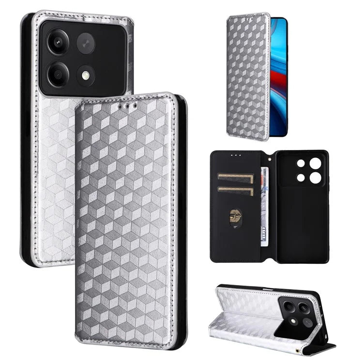 For Xiaomi Redmi Note 13R Pro 5G / Poco X6 Neo 5G Cell Phone Case Stand Anti-Scratch Mobile Phone Cover