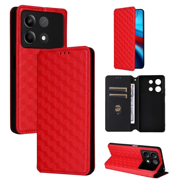 For Xiaomi Redmi Note 13R Pro 5G / Poco X6 Neo 5G Cell Phone Case Stand Anti-Scratch Mobile Phone Cover