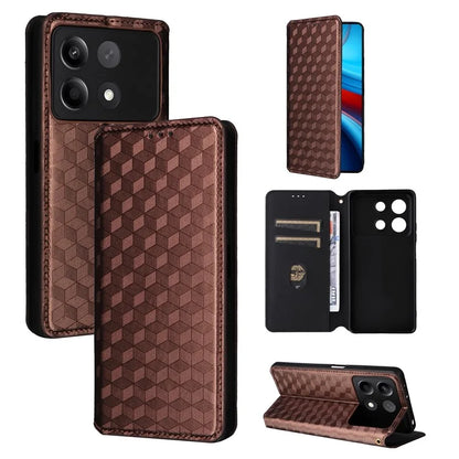 For Xiaomi Redmi Note 13R Pro 5G / Poco X6 Neo 5G Cell Phone Case Stand Anti-Scratch Mobile Phone Cover