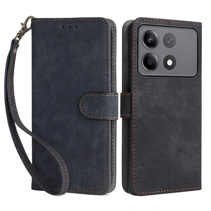 For Xiaomi Redmi Note 13R Pro 5G / Poco X6 Neo 5G Case RFID Blocking Wallet PU Leather+TPU Phone Cover