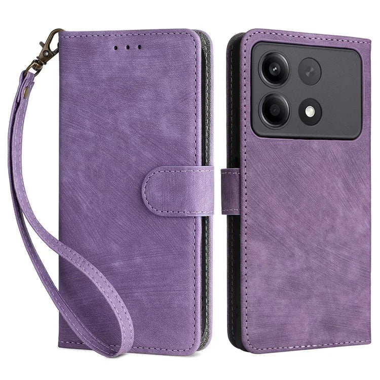 For Xiaomi Redmi Note 13R Pro 5G / Poco X6 Neo 5G Case RFID Blocking Wallet PU Leather+TPU Phone Cover