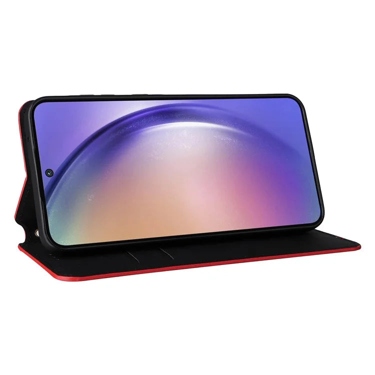 For Samsung Galaxy A55 5G Anti-Scratch Phone Case Stand Magnetic Cell Phone Cover