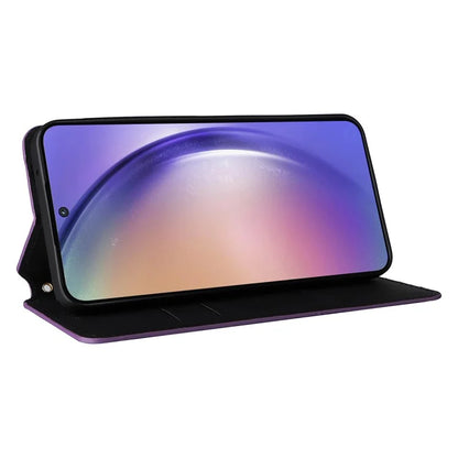 For Samsung Galaxy A55 5G Anti-Scratch Phone Case Stand Magnetic Cell Phone Cover