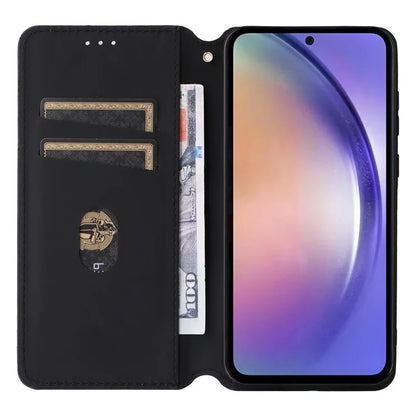 For Samsung Galaxy A55 5G Anti-Scratch Phone Case Stand Magnetic Cell Phone Cover