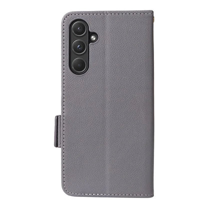 For Samsung Galaxy A55 5G Flip Wallet Leather Case Litchi Texture Phone Cover