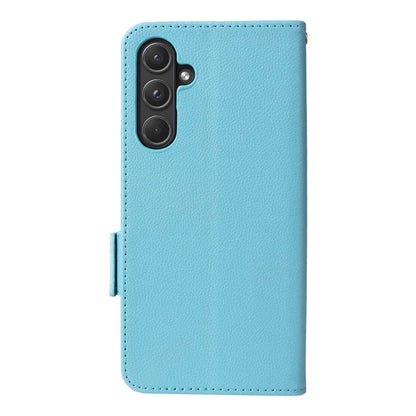 For Samsung Galaxy A55 5G Flip Wallet Leather Case Litchi Texture Phone Cover
