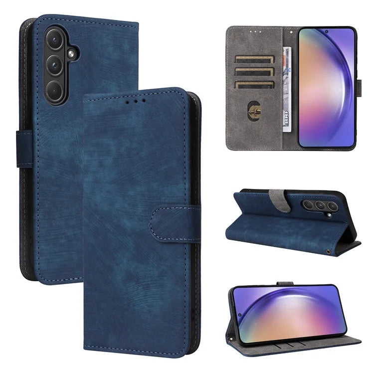 For Samsung Galaxy A55 5G Stand Case Shockproof Shell RFID Blocking Phone Cover Wallet