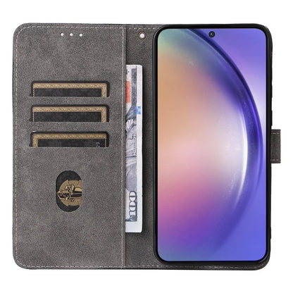 For Samsung Galaxy A55 5G Stand Case Shockproof Shell RFID Blocking Phone Cover Wallet