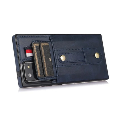 For Samsung Galaxy Note20 Ultra 5G / Note20 Ultra Cell Phone Case Anti-drop Kickstand Cover with Card Holder