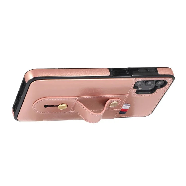 For Samsung Galaxy A52 4G / 5G / A52s 5G Phone Case PU Leather+TPU Cover with Card Slots
