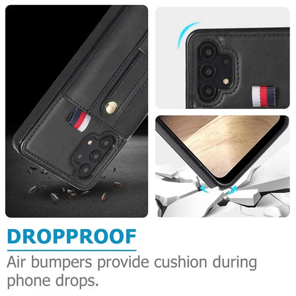 For Samsung Galaxy A52 4G / 5G / A52s 5G Phone Case PU Leather+TPU Cover with Card Slots