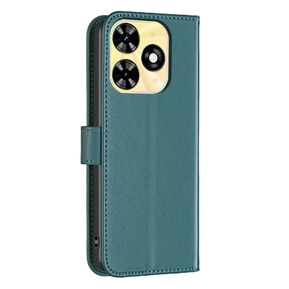 BINFEN COLOR BF17 For Transsion Infinix Smart 8 4G Leather Cover Viewing Stand Wallet Phone Case