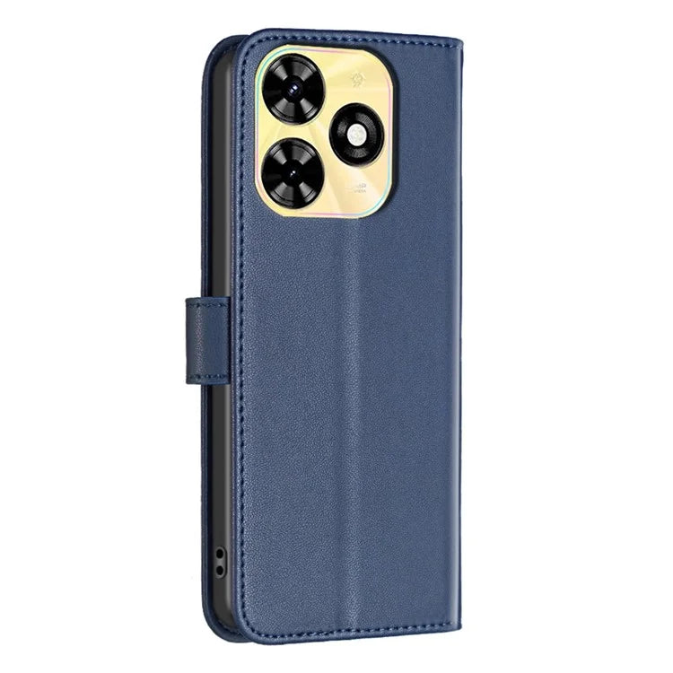 BINFEN COLOR BF17 For Transsion Infinix Smart 8 4G Leather Cover Viewing Stand Wallet Phone Case