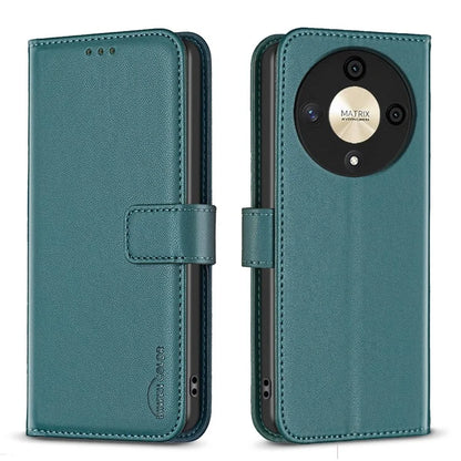 BINFEN COLOR BF17 For Honor X9b 5G / Magic6 Lite 5G Leather Case Wallet Protective Cover