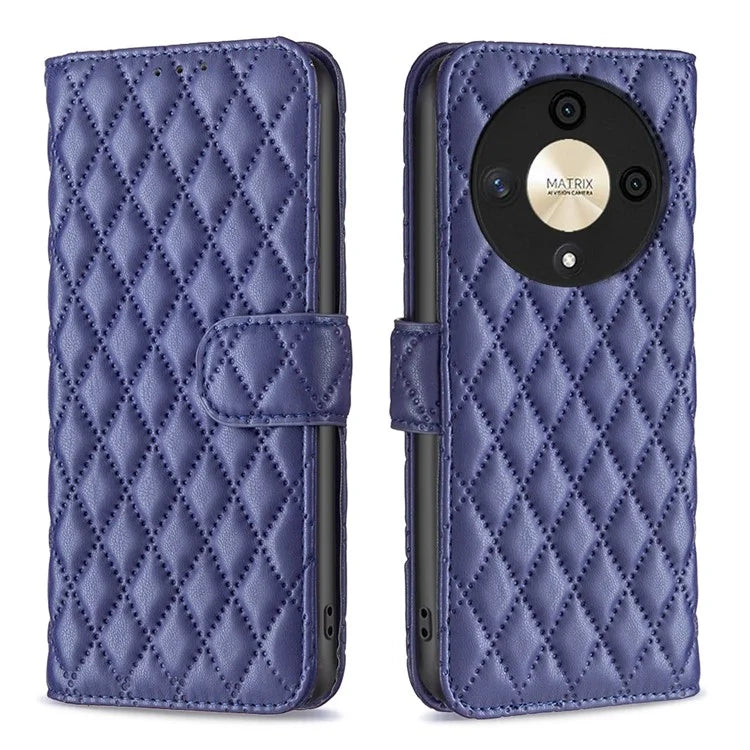 BINFEN COLOR BF Style-14 For Honor X9b 5G / Magic6 Lite 5G Leather Phone Case with Stand Wallet