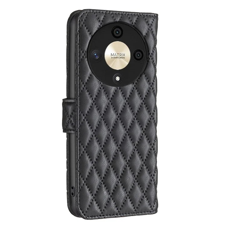 BINFEN COLOR BF Style-14 For Honor X9b 5G / Magic6 Lite 5G Leather Phone Case with Stand Wallet