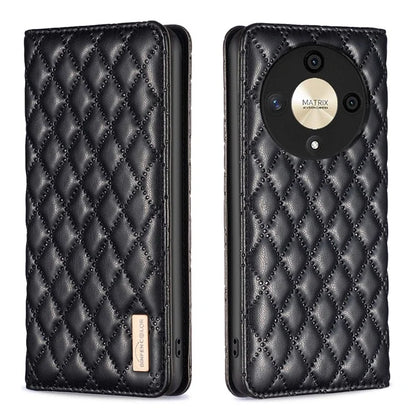 BINFEN COLOR BF Style-16 For Honor X9b 5G / Magic6 Lite 5G Leather Case Card Slot Stand Phone Cover
