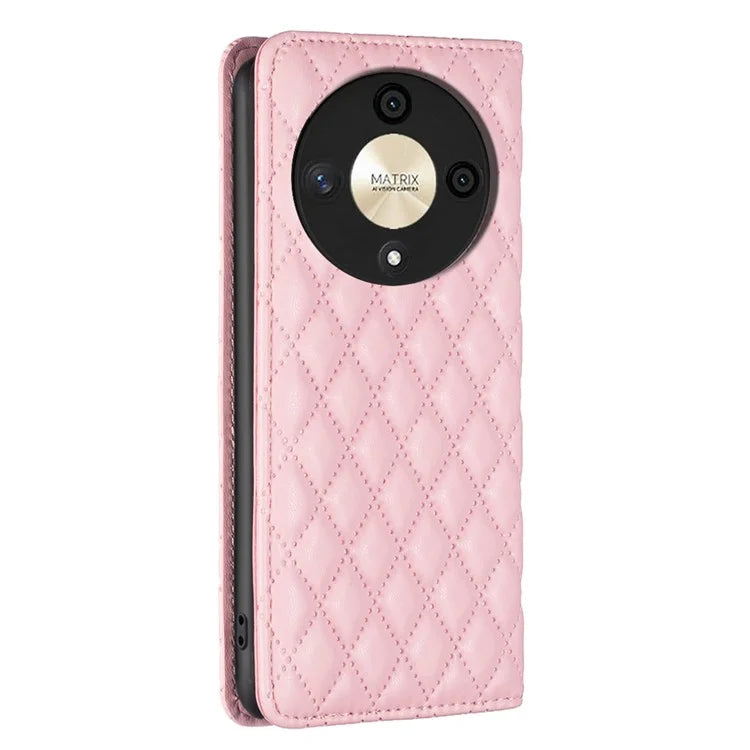 BINFEN COLOR BF Style-16 For Honor X9b 5G / Magic6 Lite 5G Leather Case Card Slot Stand Phone Cover