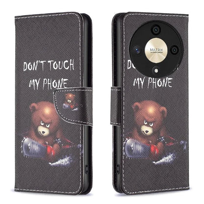 For Honor X9b 5G / Magic6 Lite 5G Case Wallet Pattern PU Leather Flip Phone Cover