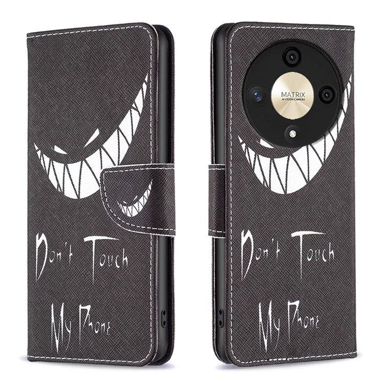 For Honor X9b 5G / Magic6 Lite 5G Case Wallet Pattern PU Leather Flip Phone Cover