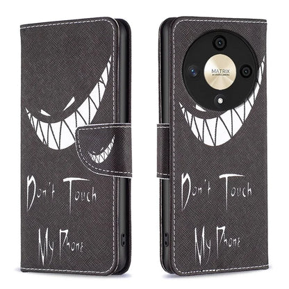 For Honor X9b 5G / Magic6 Lite 5G Case Wallet Pattern PU Leather Flip Phone Cover